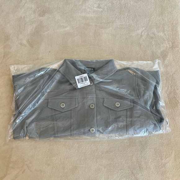 ***Relisted***Torrid Fleece Trucker Jacket - Sizes 1X & 2X - Picture 12 of 15
